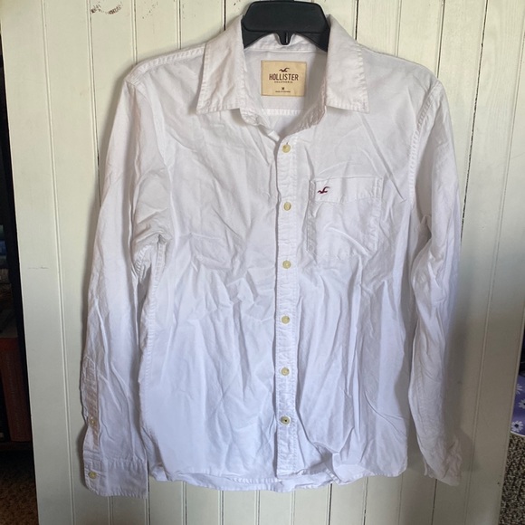 Hollister Tops - Hollister Button Down Top White Size M